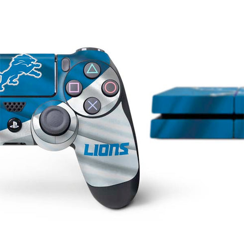 NFL Detroit Lions PS4 Console and Controller Bundle Skin