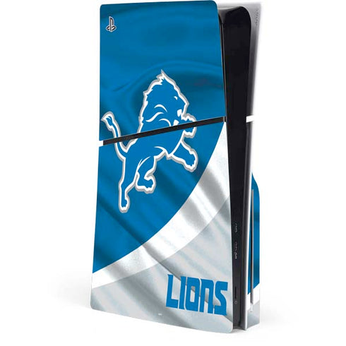 NFL Detroit Lions PS5 Slim Disk Console Skin