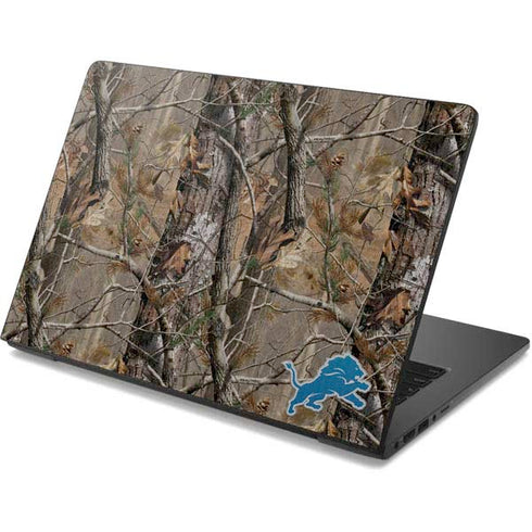 NFL Detroit Lions Realtree AP Camo Dell Chromebook Skin