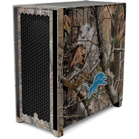 NFL Detroit Lions Realtree AP Camo Corsair 4000D Tempered Glass Mid-Tower ATX Case Skin