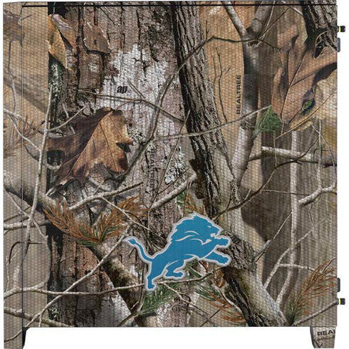 NFL Detroit Lions Realtree AP Camo Corsair 4000D Tempered Glass Mid-Tower ATX Case Skin