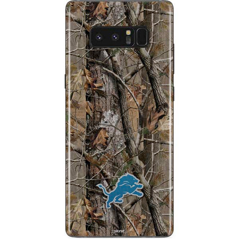 NFL Detroit Lions Realtree AP Camo Galaxy Note 8 Skin