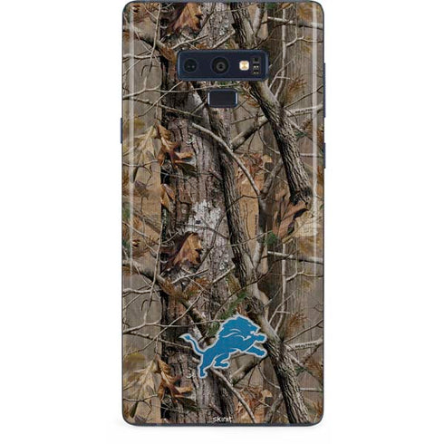NFL Detroit Lions Realtree AP Camo Galaxy Note 9 Skin