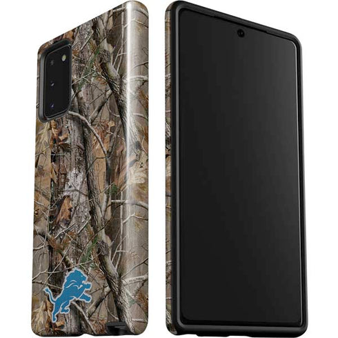 NFL Detroit Lions Realtree AP Camo Galaxy Note20 5G Pro Case