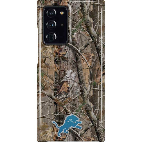 NFL Detroit Lions Realtree AP Camo Galaxy Note20 Ultra 5G Lite Case