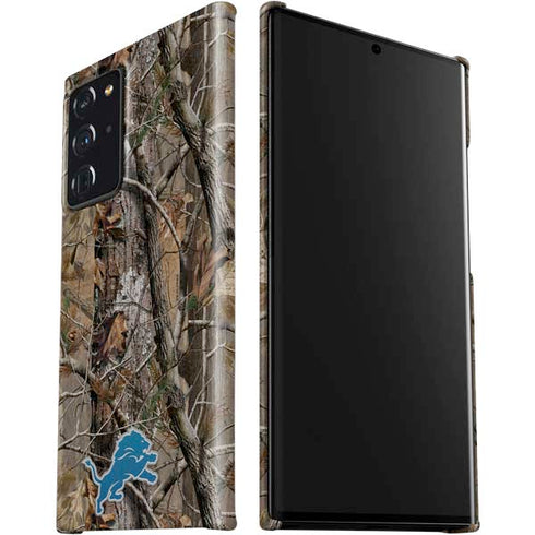 NFL Detroit Lions Realtree AP Camo Galaxy Note20 Ultra 5G Lite Case
