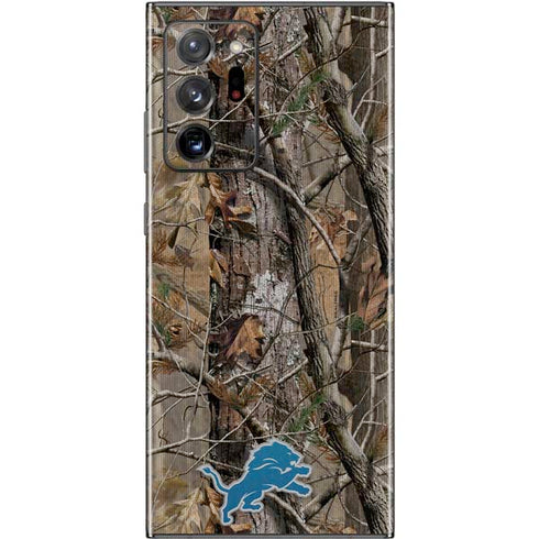 NFL Detroit Lions Realtree AP Camo Galaxy Note20 Ultra 5G Skin