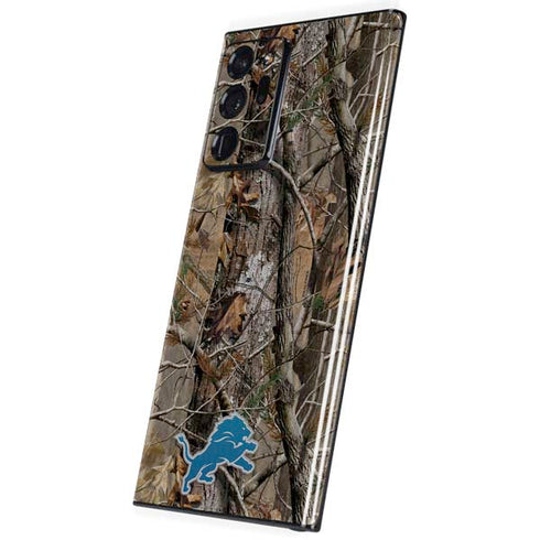 NFL Detroit Lions Realtree AP Camo Galaxy Note20 Ultra 5G Skin
