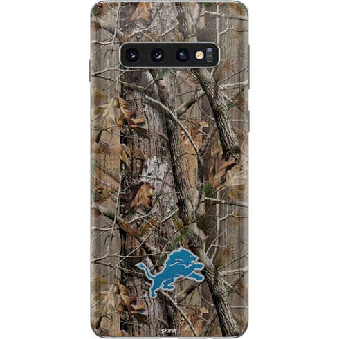 NFL Detroit Lions Realtree AP Camo Galaxy S10 Skin