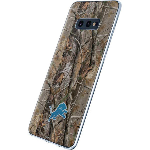 NFL Detroit Lions Realtree AP Camo Galaxy S10e Skin