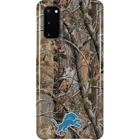 NFL Detroit Lions Realtree AP Camo Galaxy S20 Lite Case