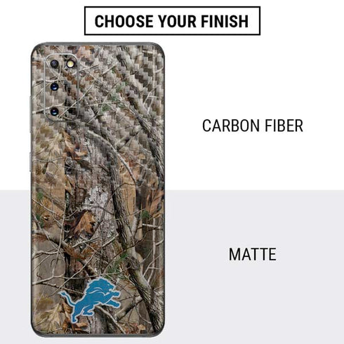 NFL Detroit Lions Realtree AP Camo Galaxy S20 Skin