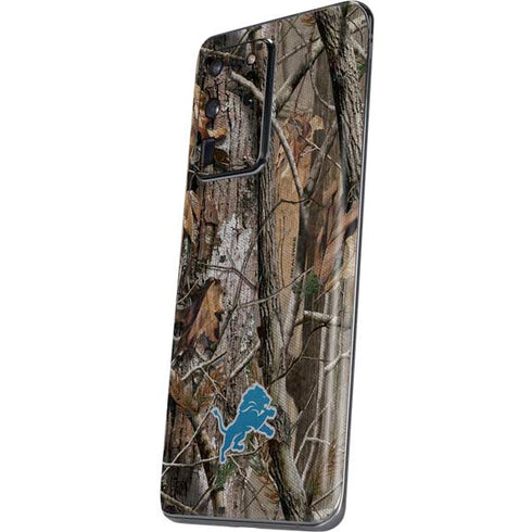 NFL Detroit Lions Realtree AP Camo Galaxy S20 Ultra 5G Skin