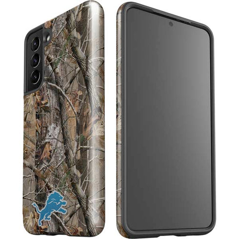 NFL Detroit Lions Realtree AP Camo Galaxy S21 5G Pro Case