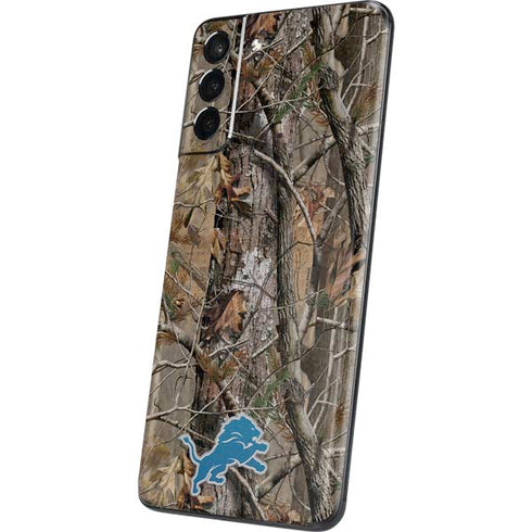 NFL Detroit Lions Realtree AP Camo Galaxy S21 5G Skin