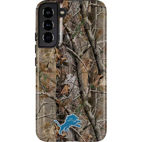 NFL Detroit Lions Realtree AP Camo Galaxy S22 Plus Pro Case