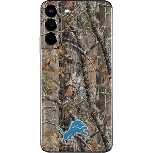 NFL Detroit Lions Realtree AP Camo Galaxy S22 Plus Skin