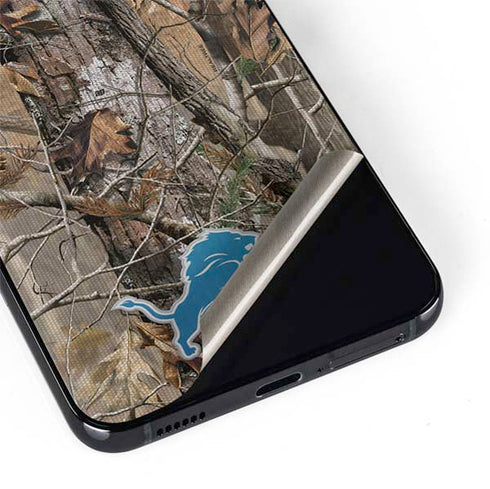 NFL Detroit Lions Realtree AP Camo Galaxy S22 Plus Skin