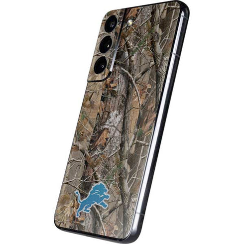 NFL Detroit Lions Realtree AP Camo Galaxy S22 Skin