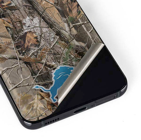 NFL Detroit Lions Realtree AP Camo Galaxy S22 Skin