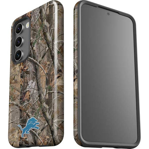 NFL Detroit Lions Realtree AP Camo Galaxy S23 Plus Pro Case
