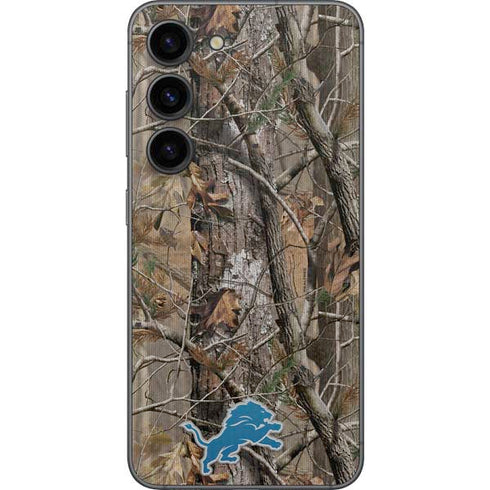 NFL Detroit Lions Realtree AP Camo Galaxy S23 Skin