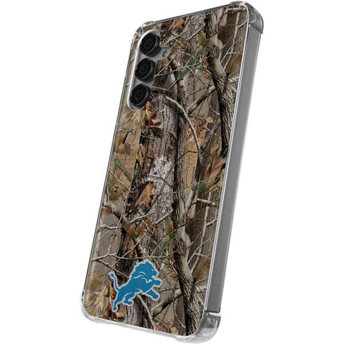 NFL Detroit Lions Realtree AP Camo Galaxy S24 Plus Clear Case