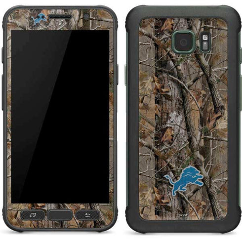 NFL Detroit Lions Realtree AP Camo Galaxy S7 Active Skin
