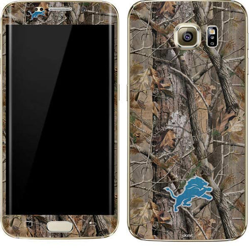 NFL Detroit Lions Realtree AP Camo Galaxy S7 Edge Skin