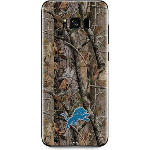 NFL Detroit Lions Realtree AP Camo Galaxy S8 Plus Skin