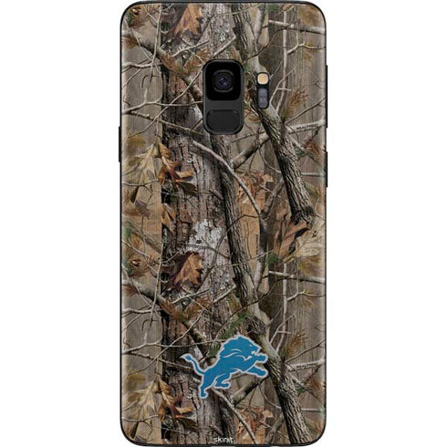 NFL Detroit Lions Realtree AP Camo Galaxy S9 Skin