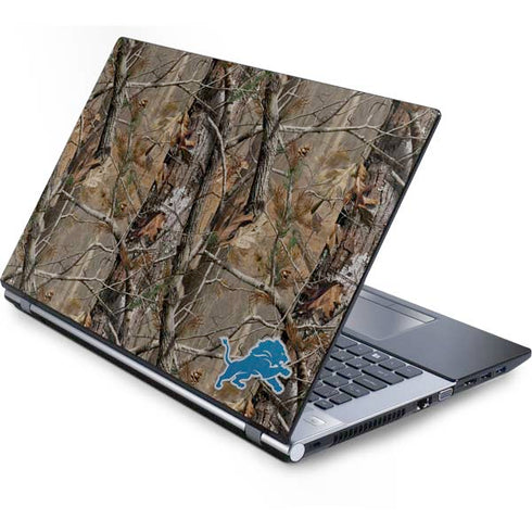 NFL Detroit Lions Realtree AP Camo Generic Laptop Skin
