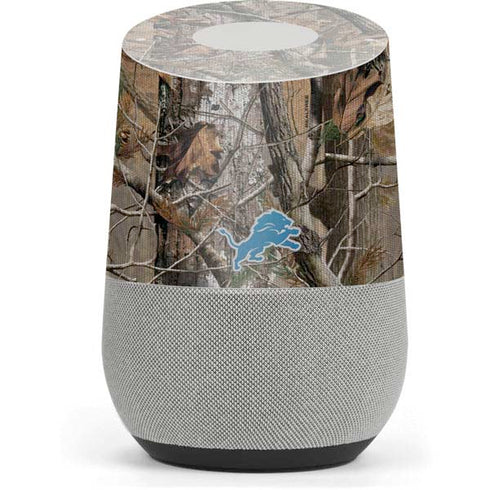 NFL Detroit Lions Realtree AP Camo Google Home Skin