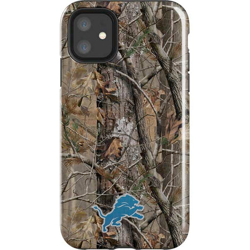 NFL Detroit Lions Realtree AP Camo iPhone 11 Impact Case