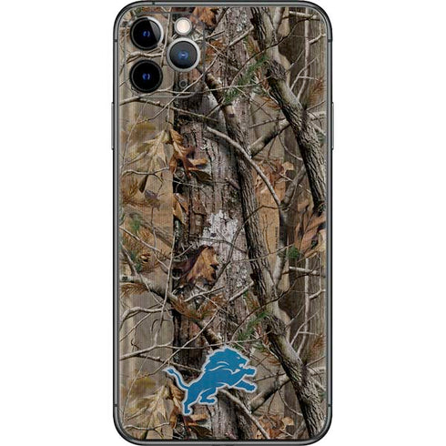 NFL Detroit Lions Realtree AP Camo iPhone 11 Pro Max Skin