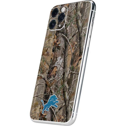 NFL Detroit Lions Realtree AP Camo iPhone 11 Pro Skin