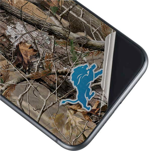 NFL Detroit Lions Realtree AP Camo iPhone 11 Skin