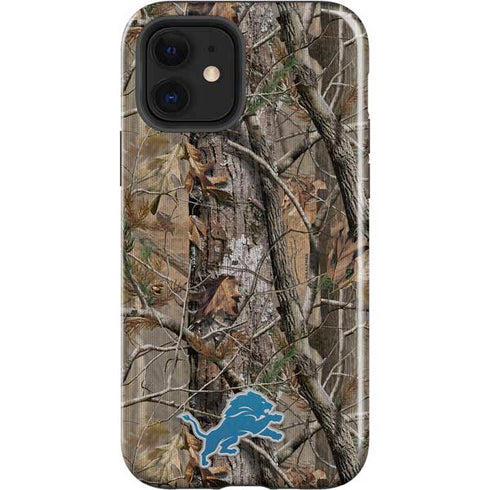 NFL Detroit Lions Realtree AP Camo iPhone 12 Impact Case