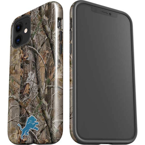 NFL Detroit Lions Realtree AP Camo iPhone 12 Impact Case