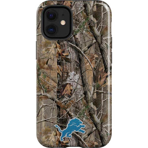 NFL Detroit Lions Realtree AP Camo iPhone 12 Mini Impact Case