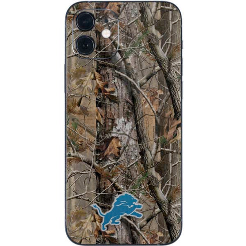 NFL Detroit Lions Realtree AP Camo iPhone 12 Mini Skin