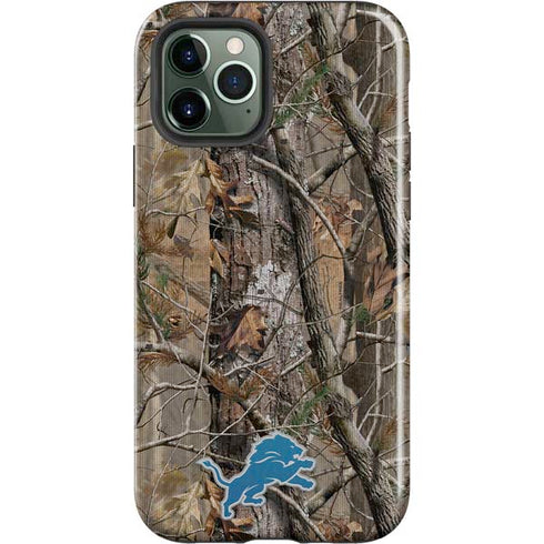 NFL Detroit Lions Realtree AP Camo iPhone 12 Pro Impact Case