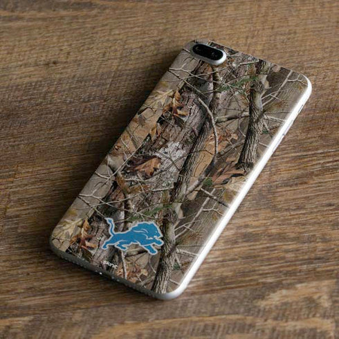 NFL Detroit Lions Realtree AP Camo iPhone 8 Plus Skin