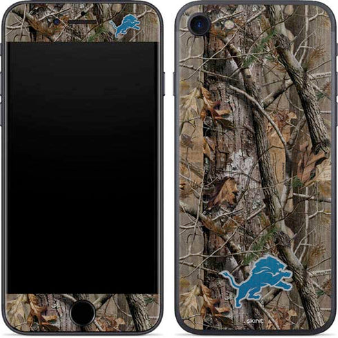 NFL Detroit Lions Realtree AP Camo iPhone SE (2nd & 3rd Gen) Skin
