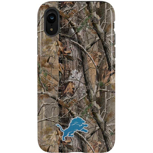 NFL Detroit Lions Realtree AP Camo iPhone XR Pro Case