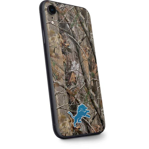 NFL Detroit Lions Realtree AP Camo iPhone XR Skin