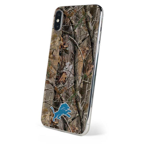 NFL Detroit Lions Realtree AP Camo iPhone XS Skin