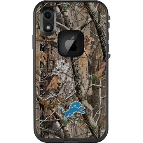NFL Detroit Lions Realtree AP Camo LifeProof Fre iPhone Skin