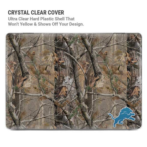 NFL Detroit Lions Realtree AP Camo MacBook Pro 13in (2020) Case plus Skin