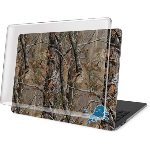 NFL Detroit Lions Realtree AP Camo MacBook Pro 15in (2016-19) Case plus Skin